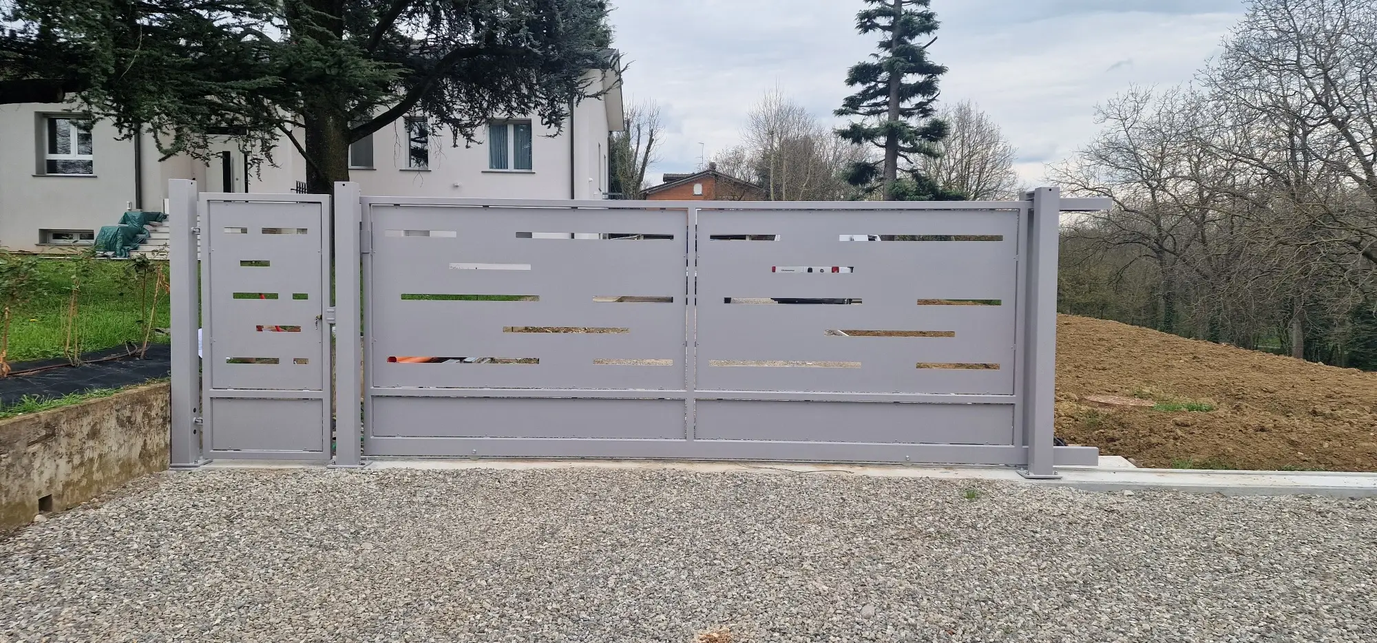 cancelli in acciaio mantova